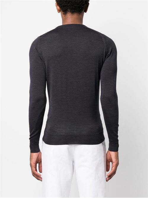 Lundy sweater JOHN SMEDLEY | LUNDYHEPBURNSMOKE